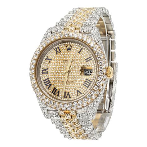 fake watches diamond|bust down watch real diamond.